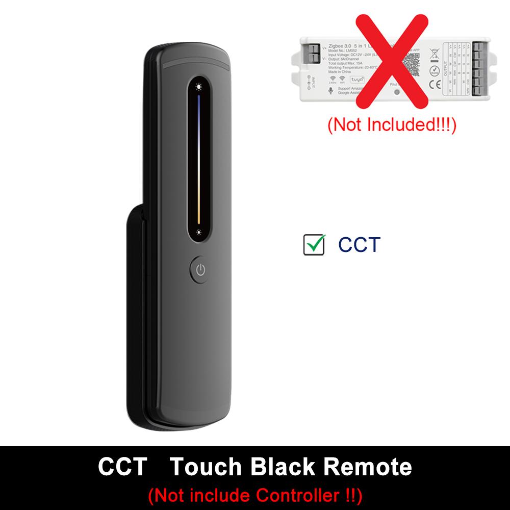 5 in 1 Controller Tuya Zigbee Wifi Smart LED Dimmer 2.4G RC Support Alexa Google Assistant for 12V 24V CCT RGB RGBCCT COB Strip