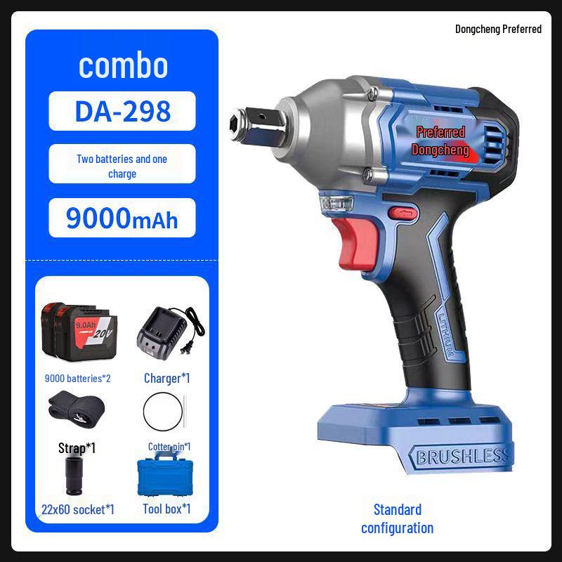 Dongcheng High Torque 488 Brushless Electric Impact Wrench with Lithium Battery