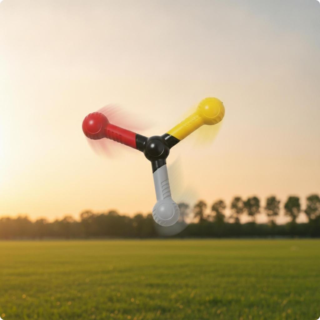 ThreeArmed Training Tool Compact Triangular Reaction Balanced YShaped for Athletes,