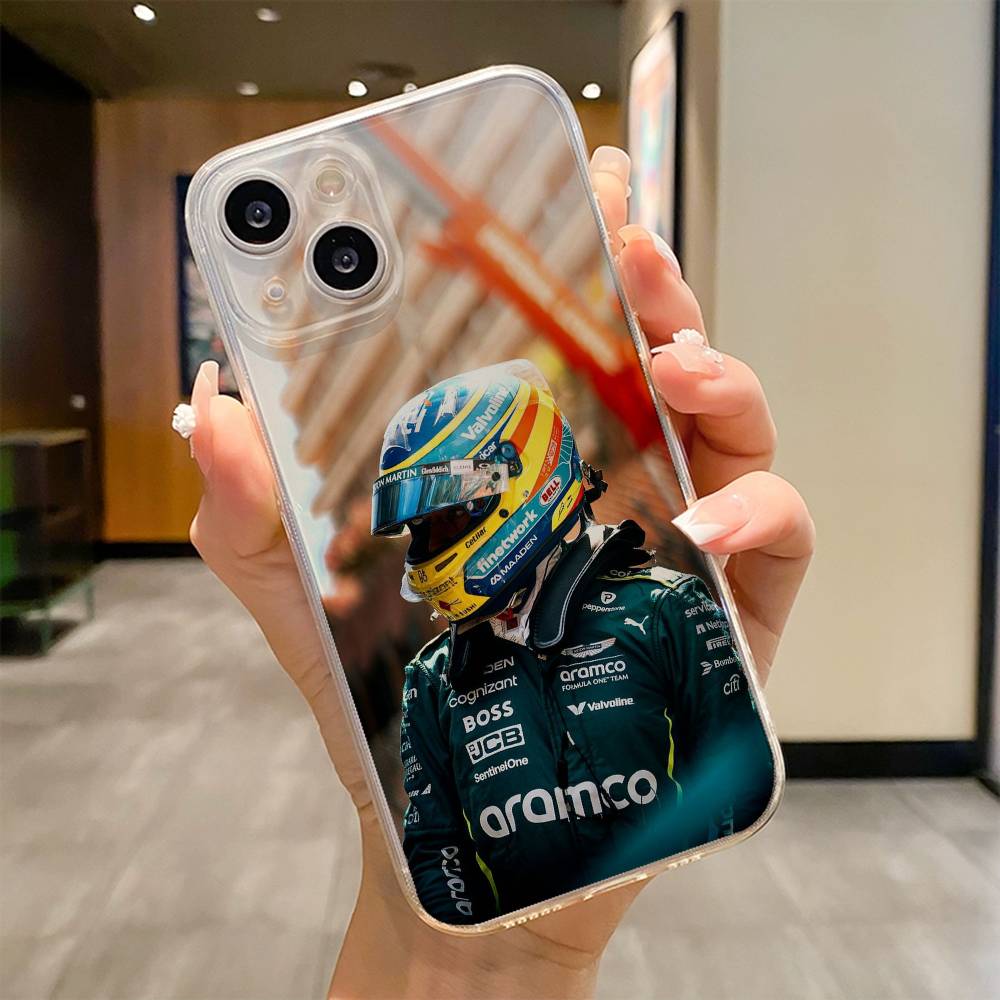 Racer Alonso Mobile Cell  Phone Case For iPhone 17 16e 16 15 14 13 12 11mini Pro Max X XR XSMAX 8 7 Air Plus Soft Cover