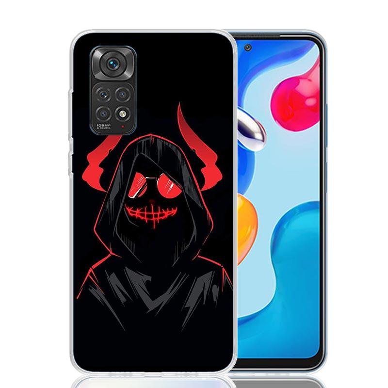 Devil Bad Boy Anime Phone Case For Xiaomi Redmi Note 15 14 13 12S 12 Pro Plus 11S 11E 11 11T 10S 10 Art Soft Pattern Cover Redmi