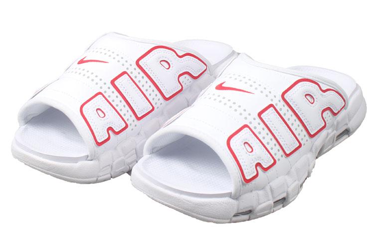 Nike Air More Uptempo Blanco Rojo Universitario Mujer FD9885-100