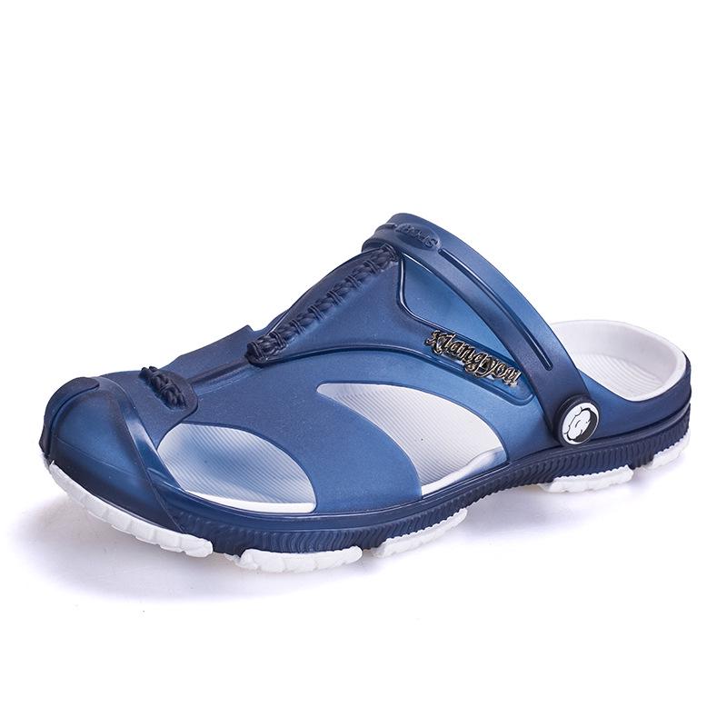 Pánské Velké Velikosti Protiskluzové Vnitřní Koupelnové Ploché Pantofle Jaro Léto Venkovní Plážové Baotou Pantofle