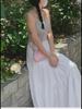 2024 Women's White A-Line Skirt: Spring/Summer High-End Spliced Design