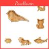 Adorable Wooden Animal Money Box With Transparent Design For Kids Saving Joy