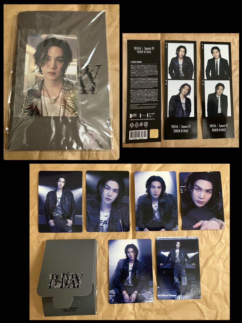 

[USED] Official BTS Suga & Yoongi D-DAY 2-Cut Photo Trading Card