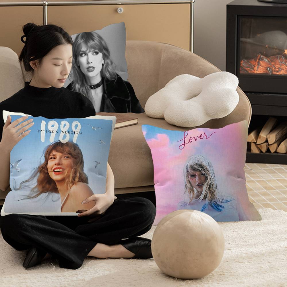 Cuscino Decorativo Classico Singer T-Taylor S-Swift Federa Federe Divano Soggiorno Arredamento Casa Personalizzato