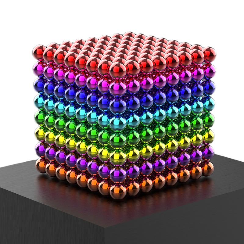 Vibrant Magnetic Buck Balls Set - Colorful, Strong Magnet Beads