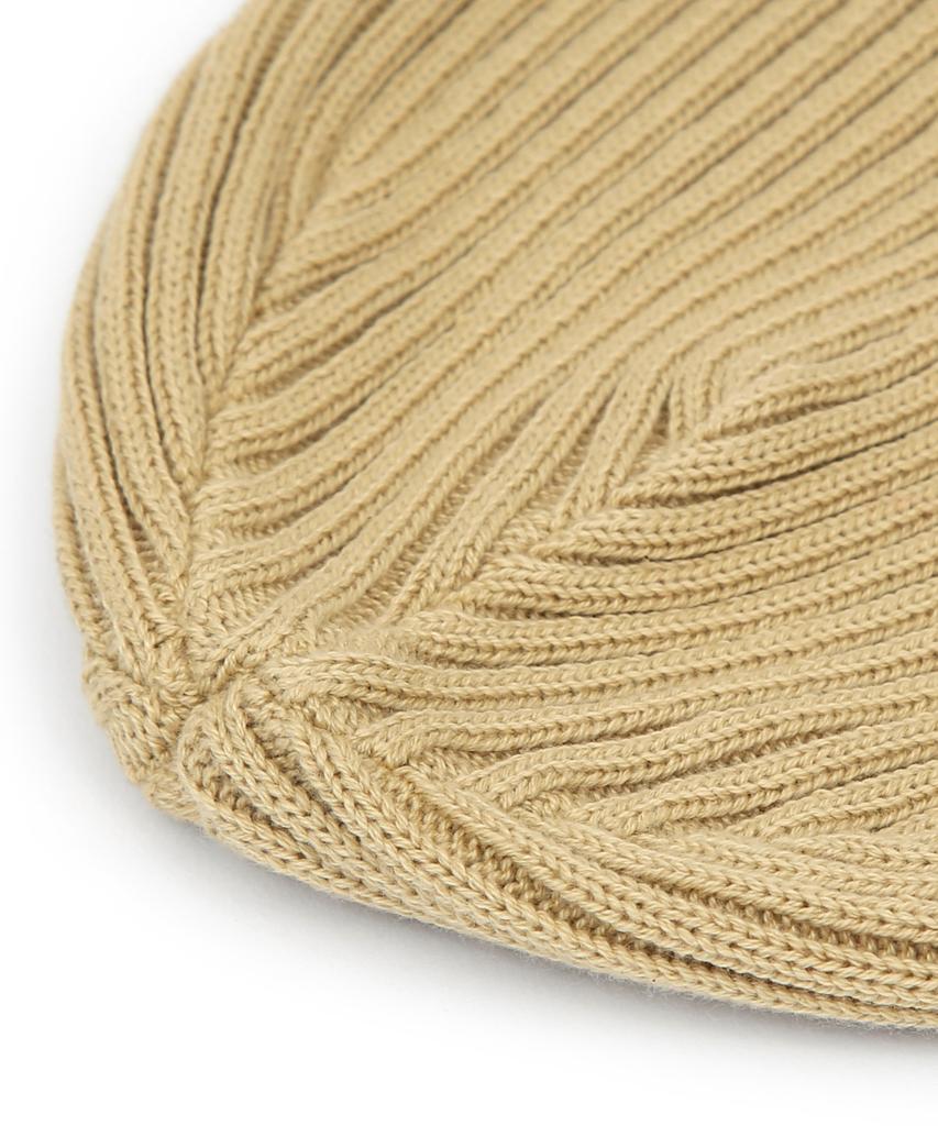 Eondeokeonteulol All-Season Thin Long Beanie Cotton Knit Unisex Logo Beanie Hat Beanie / Cross Box Logo / D Lemon