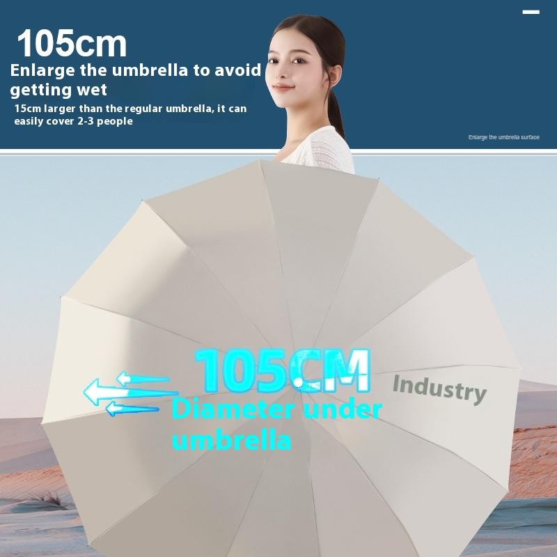 Fully Automatic Double Large Umbrella Folding Weather and Rain Umbrella Sun Umbrella Sun Umbrella 24 Bone Umbrella