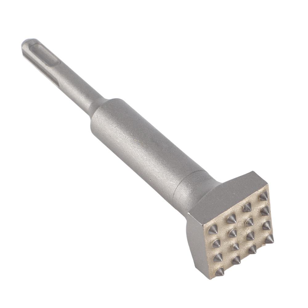 SDS Plus Shank Bush Hammer Bit Concrete Coating Remove Tool  Concrete Surface Preparation