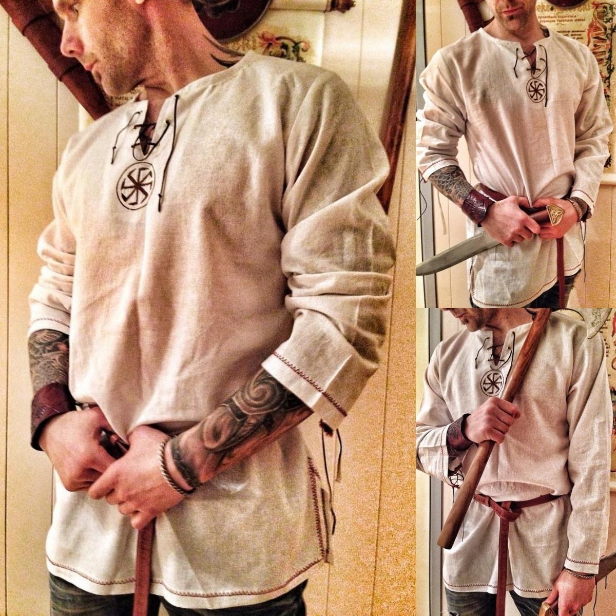 

Men s Spring And Summer Casual Long Sleeve Cotton And Linen Shirt L чёрный