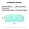 Sacchetti Zip in Silicone Riutilizzabili a Forma di Cuore Sacchetto in Silicone Borsa Cosmetica Portatile Astuccio per Pennelli da Trucco per Donne