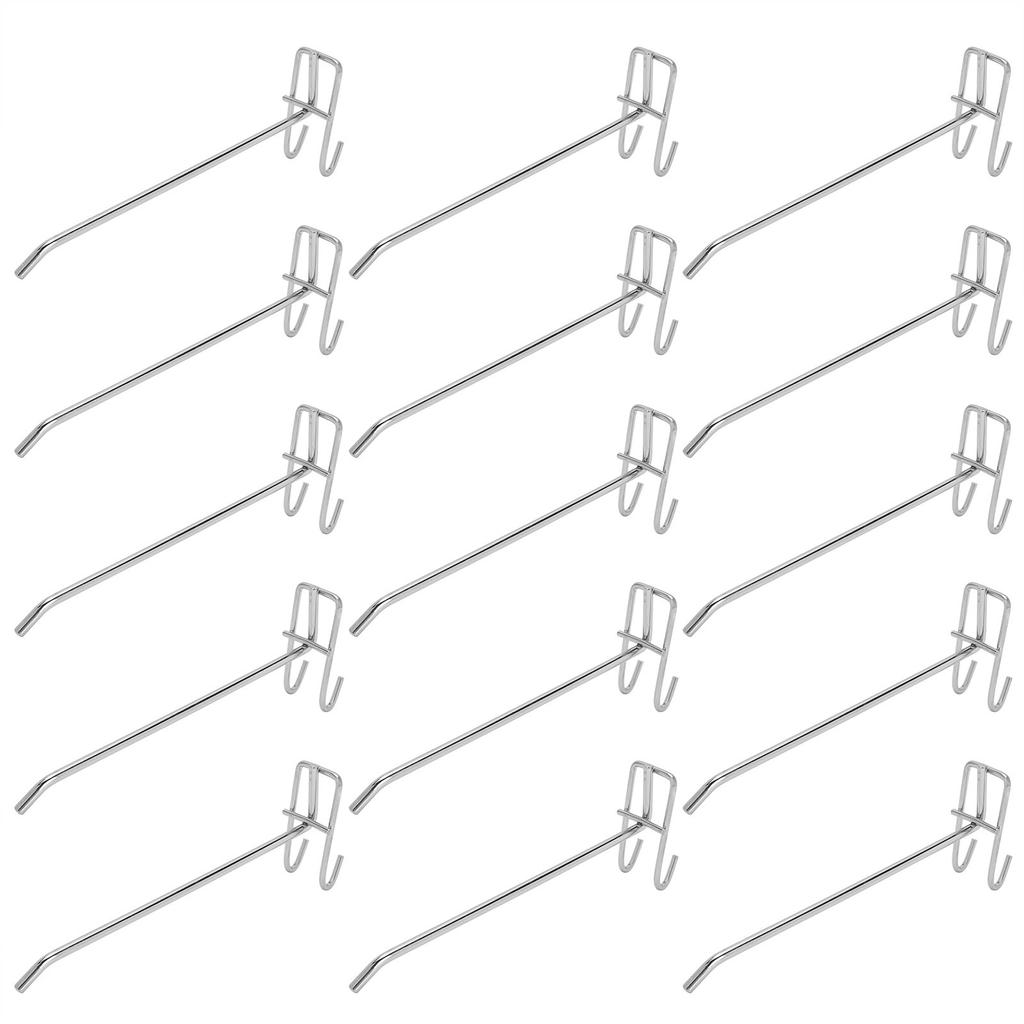 30pcs Supermarket Hook Iron Grid Shelf Hook Jewelry Display Shelf Hook 3.5mm Thickness20cm / 7.9in