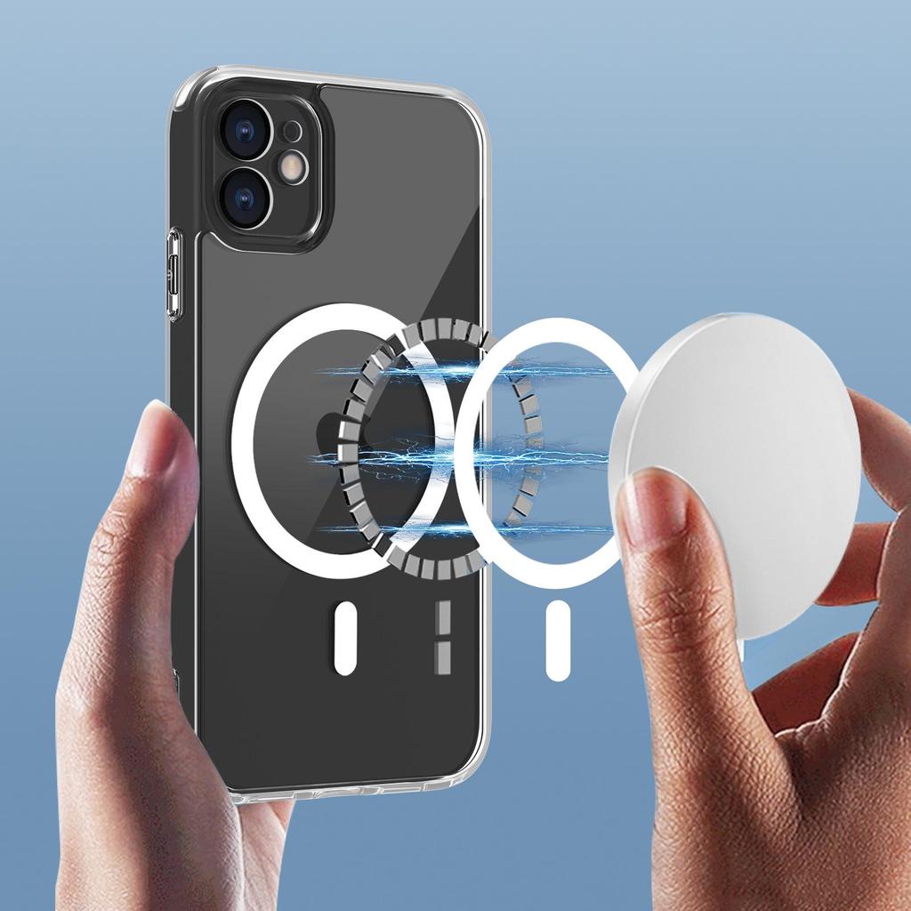 Google Pixel 10 Pro MagSafe-Compatible Transparent Magnetic Phone Case with Wireless Charging and Scratch Resistance