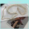 Elegant Korean Style White Pearl Waist Chain For Women Perfect For Dresses And Sweaters