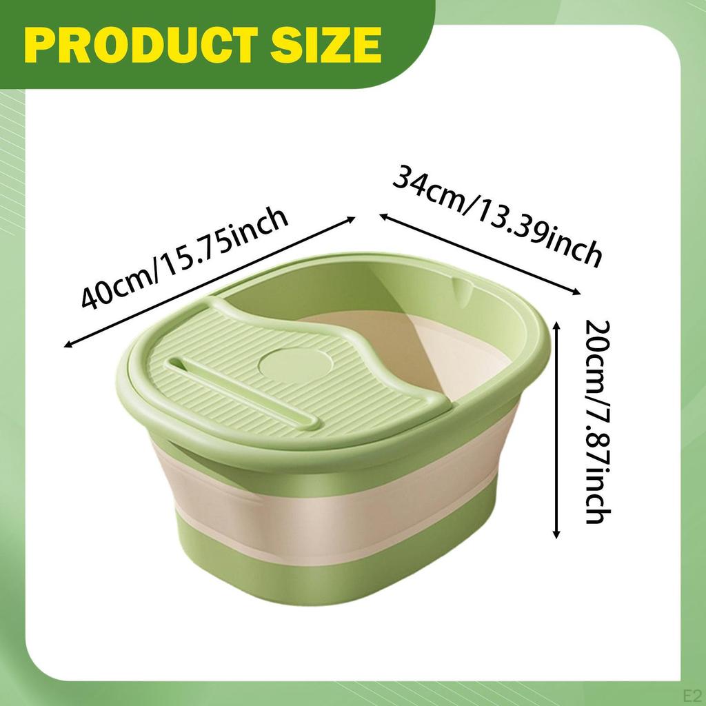 Foldable Foot Basin Bath Massage Points Ice Bucket Pedicure Suitable for Adults Home