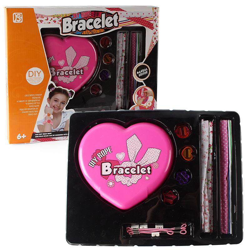 Diy Homemade Headgear Weaving Machine, Headgear Rubber Band Dress Up Jewelry Girl Play House Toy