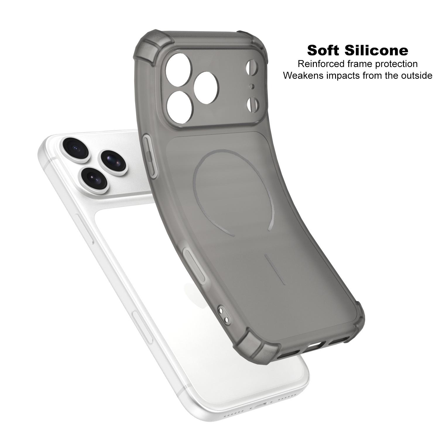 

Clear TPU Phone Case for iPhone 17, 16 Pro Max, 15 Plus, 14 - Full Coverage, Large Window, Apple Compatible iPhone 17