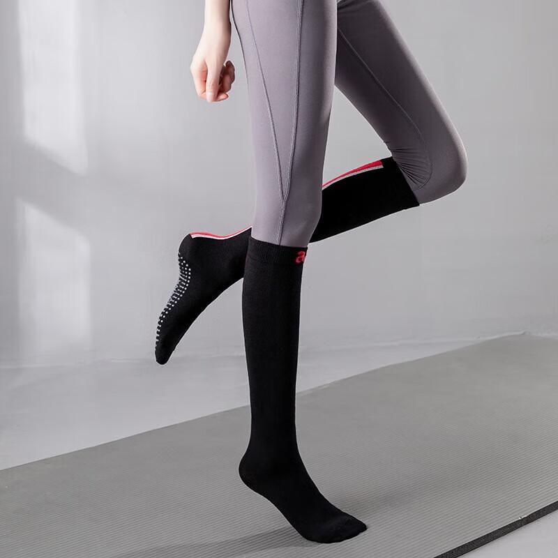 WEZHO Anti-slip Mid-Calf Yoga Socks