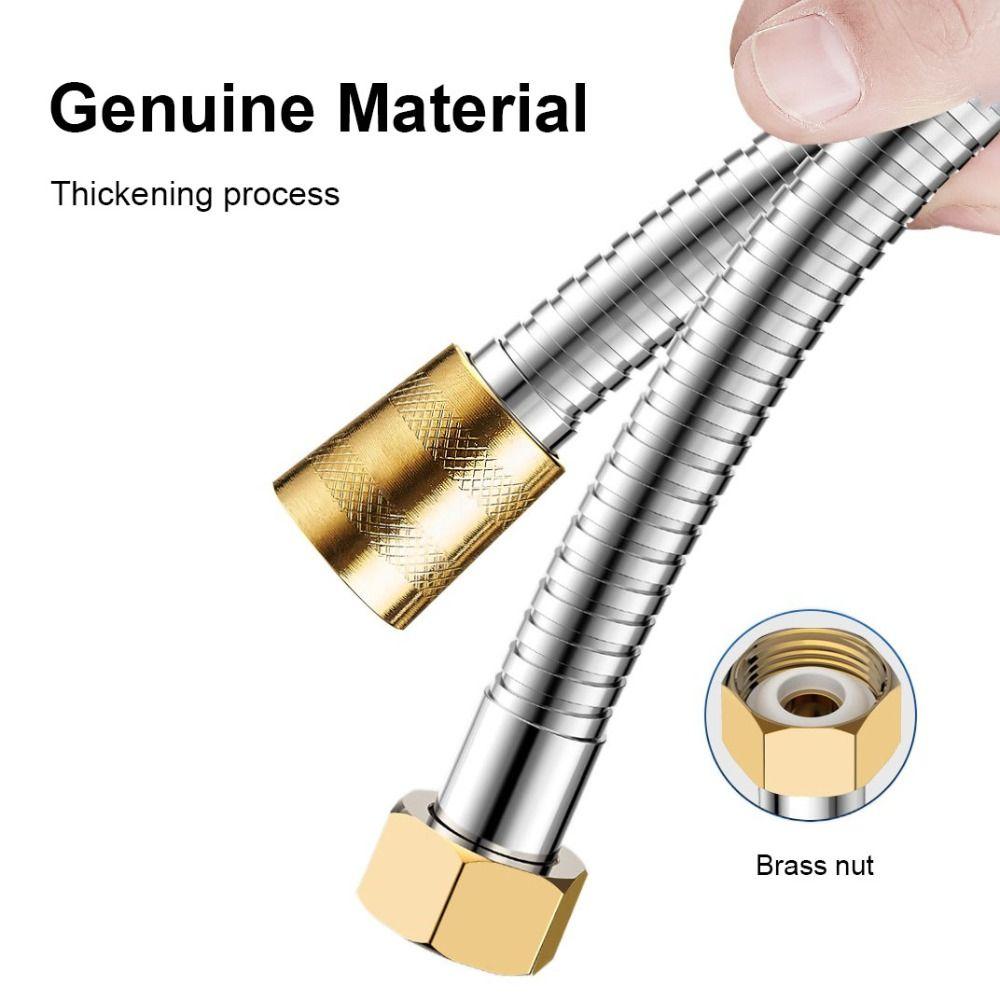 Ersatz Handbrauseschlauch 1,5/2/3m Armaturenschlauch Duschverlängerungsrohr Toilette