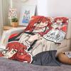 Anime Bocchi the Rock Blanket Warm Soft Suitable For Bedroom Sofa Bed Living Room Office Travel Camping Gifts
