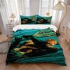 3pcs Aquaman, Trident Cover Set,Soft Comfortable Duvet Cover,Guest Room (1*Duvet Cover + 2*Pillowcases, Without Core) Yy251024137