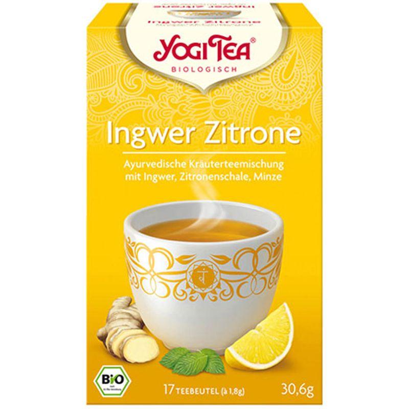 Yogi Tea Ginger & Lemon Tea 17 Tea Bags (30.6g)
