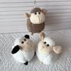 Soft Cute Sheep Plush Toys Soft Stuffed Standing Sheep Doll Pendants Cute Delicate Keychian Pendants Bags Decor Kids Gift