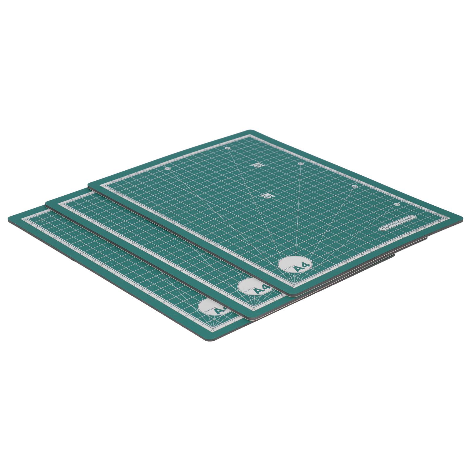 3 шт. Коврик для резки 2 цвета и стороны DIY A4 Модельный коврик для резки Бумага Резиновый штамп Гравировальная доска