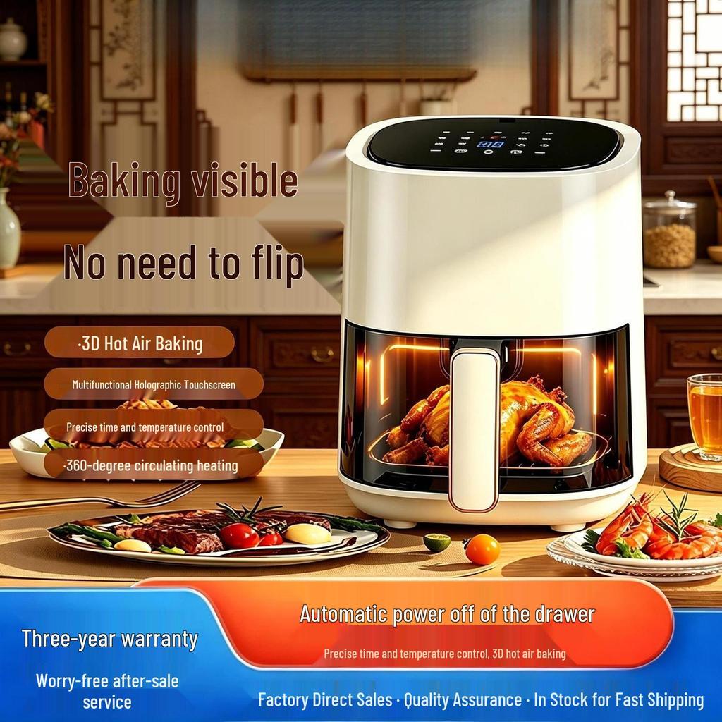 Multifunctional Touchscreen Air Fryer with Large Capacity