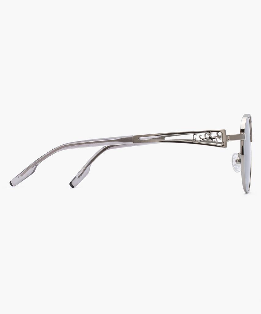 Likkeullou Rc Stainless Steel Veil Sunglasses Gray