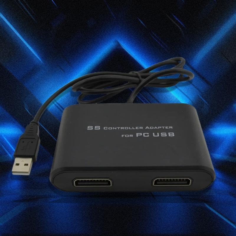 USB to PC Joystick Gameport Converter Adapter Gamepad to PC USB Adapter Double Port