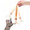 Cat Interactive Toys Tickle Cat Colorful Feather Bouncing Ball Pet Supplies Puzzle Kitten Teasing Indoor Cat Feater Ball Toy