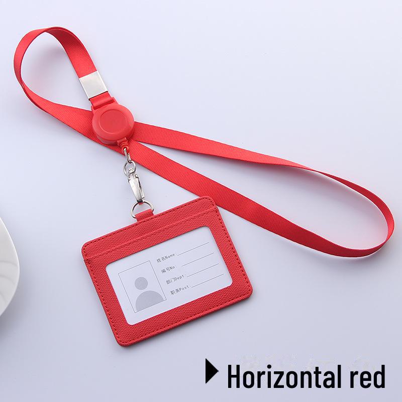 Lanyard ID Card Holder: Employee Badge, Access Card, School Badge Protection with Lanyard