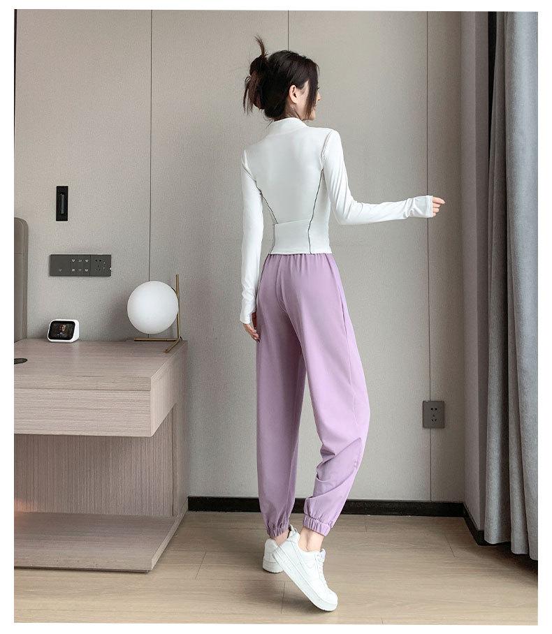 2024 Women's Running & Yoga Set: Stylish Sun Protection Jacket & Quick-Dry Pants for Hiking & Morning Workouts