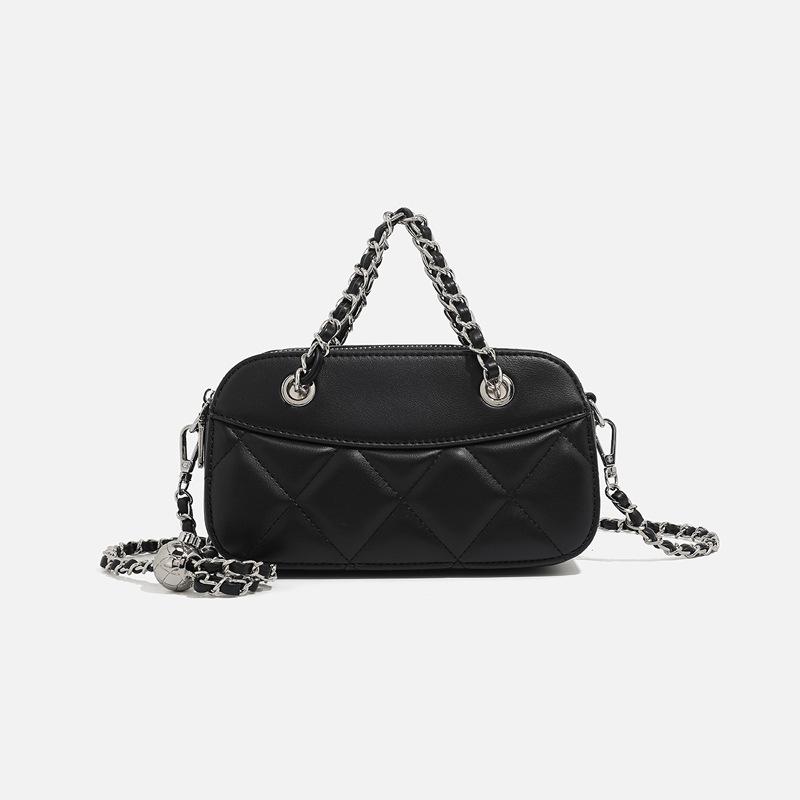 2024 Summer New Niche-Inspired Classic Quilted Chain Handbag, Shoulder and Crossbody Bag, Fashionable and Versatile Small Square Bag