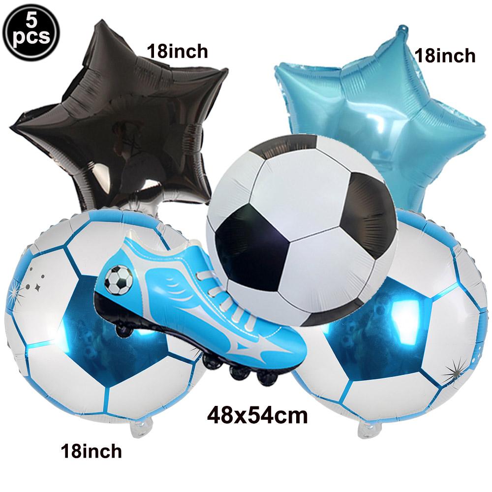 Standing Soccer Foil Balloon Kids Football Theme Birthday Party Baby Shower Decor Football Club Decor Supplies Boys Gifts