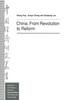 The China: From Revolution To Reform Book