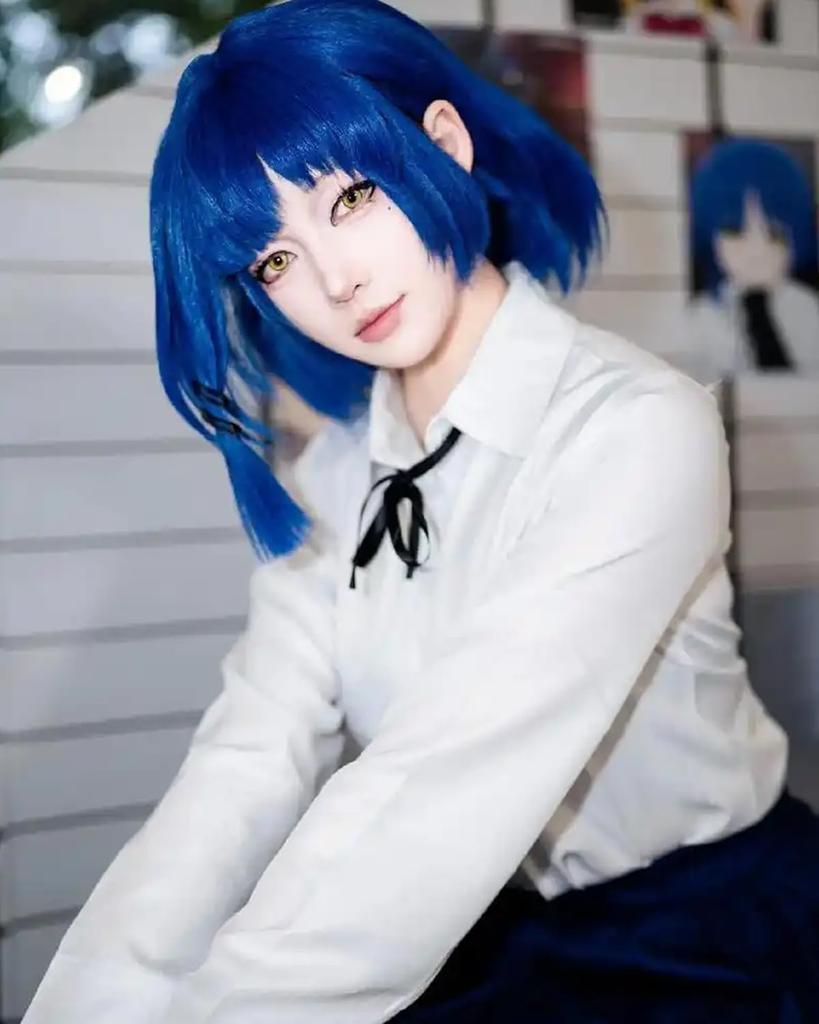 Ryo Yamada Cosplay Costume with Composer and Lyricist of Full Set for Perfect for School Festivals Yamada Wig Size [Excellent Quality] Wig,