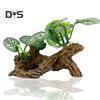 Fish Tank Decoration Artificial Plant Aquarium Ornament Fish Tank Accessory Aquatic Decor for Betta Fish Smaller Reptiles