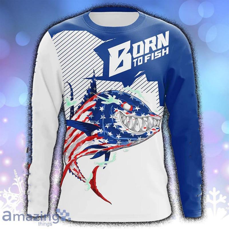 Fishing Enthusiast Men's and Women's 3D Print T-shirt Street Casual Long Sleeve Crew Neck Tees Top Fall Clothing