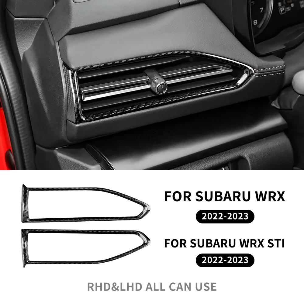 Real Hard Carbon Fiber Sticker For Subaru WRX/ WRX STI 2025 2025 2025 Car Central Control Side Air Outlet Dry Carbon Accessories
