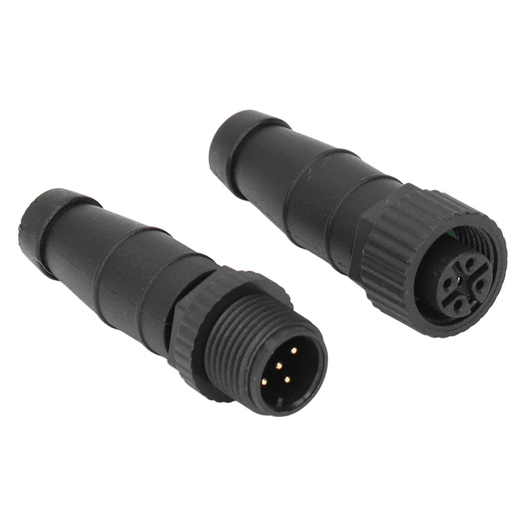 2pcs Male Female Terminators ABS Black Oil Resistant Heatproof Universal for NMEA 2000