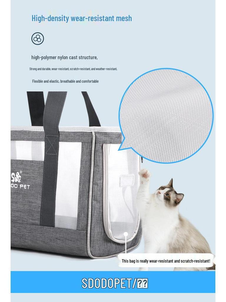 Portable Transparent Pet Backpack for Kittens and Small Dogs – Lightweight and Breathable Design