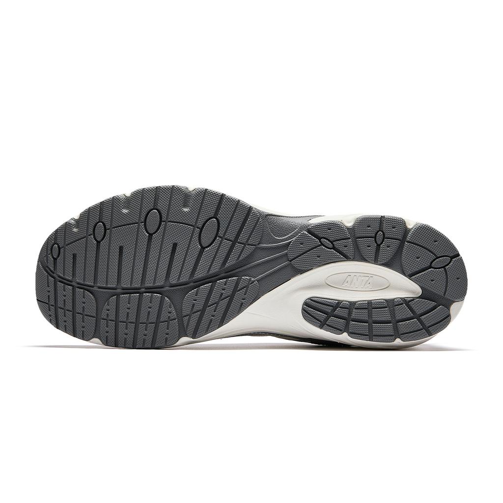 Anta AT804 Trendy Retro Lightweight Durable Non-Slip PG7 Technology Midsole Cushioning Low-Top Casual Shoes Men Casual Shoes Silver 912548866-1