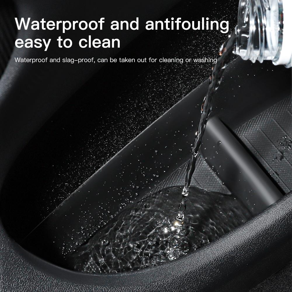 For Tesla Model Y 2022  Door Storage Organizer Box TPE Waterproof Material Car