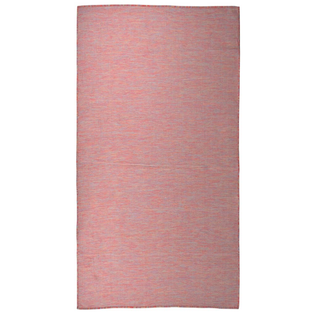 Flatweave Outdoor Rug, 80X150 Cm, Red