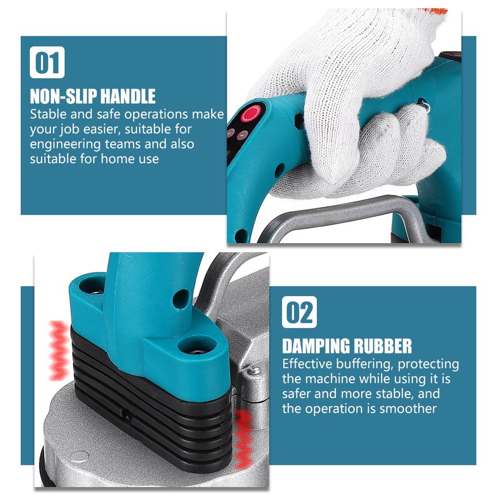 New 60-180cm Adjustable Tiling Tiles Machine Tiles Vibrator Suction Cup Protable Automatic Floor Vibrator Leveling Tool With Two Battery