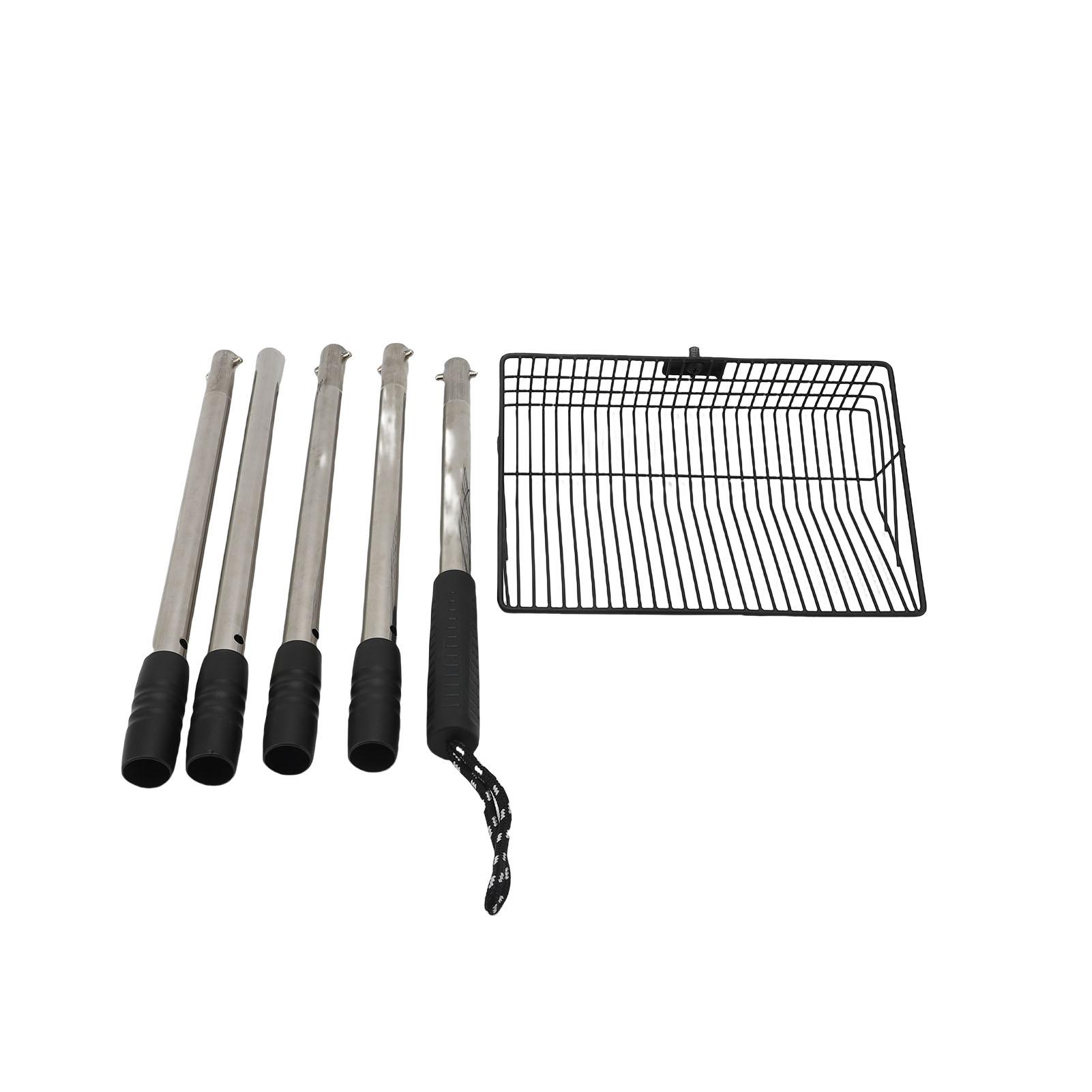 66.9in Litter Sifting Shovel Long Handle 201 Stainless Steel Chicken Coop Litter Scoop for Livestock Farms